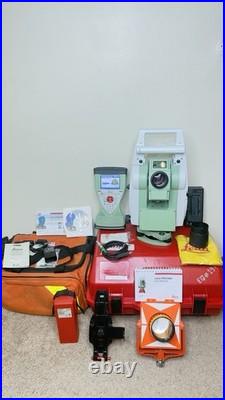 Leica TCRP1205+ R400 5? Robotic Total Station- with CS15 Data Collector Kit