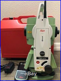 Leica TS06 Plus 3'' R500 Reflector-less Total Station, For Surveying
