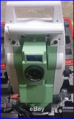 Leica TS12 2 R400 Robotic Total Station Case Charger 2 batt free worldwide