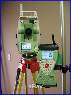 Leica TS12 P 3 R400 Roboter Total Station CS15 RH16 für Vermessung W 1M