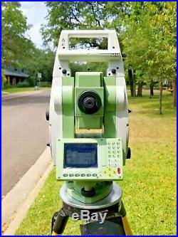 Leica TS12 P 3 R400 Robotic Survey Total Station, RH1200, GeoCom, PS, ATR