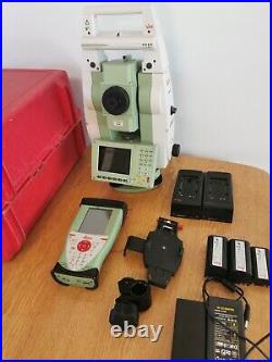 Leica TS12 P R400 robotic total station set with CS10