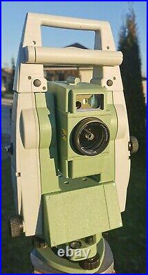 Leica TS12 P R400 robotic total station set with CS10