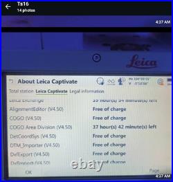 Leica TS16 I R1000 1 Imaging Robotic Total Station With CS20 Controller Leica TS16 I R1000 1 Imaging Robotic Total Station With CS20 Controller