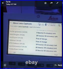 Leica TS16 I R1000 1 Imaging Robotic Total Station With CS20 Controller Leica TS16 I R1000 1 Imaging Robotic Total Station With CS20 Controller