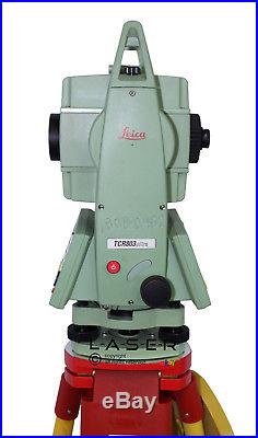 Leica Tcr803 Ultra R300 Prismless Surveying Total Station Sokkia, Trimble, Topcon