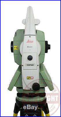 Leica Tcrp 1203 R300 Robotic Prismless Surveying Total Station, Trimble, Topcon