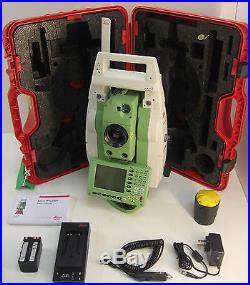 Leica Tcrp1205r300 5 Total Station W Radio Handle For Surveying 1 Mnth Warranty