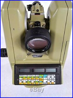 Leica Theomat Wild T3000 Heerburg Total Survey Theodolite Station Unit with Case