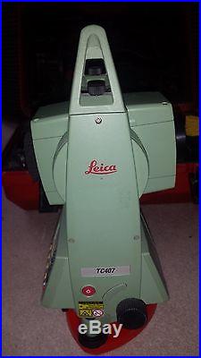 Leica Total Station TC407. Just calibrated