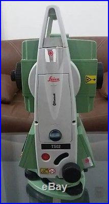 Leica Total Station TS02 Topografo Power 7 With Case