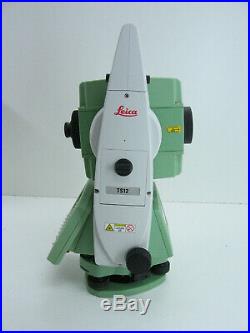 Leica Ts12 P 3 R1000 Robotic Total Station For Surveying W One Month Warranty