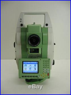 Leica Ts12 P 3 R400 Robotic Total Station For Surveying W One Month Warranty