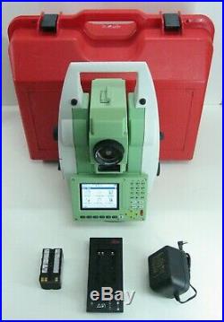 Leica Ts12 P 3 R400 Robotic Total Station For Surveying W One Month Warranty