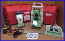 Leica Viva TS12 P 5 R400 Robotic Total Station CS15 GNSS Controller Survey Tool