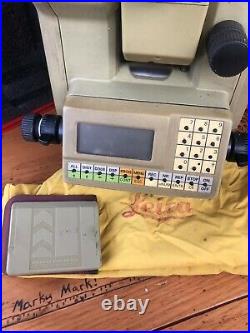 Leica WILD TC1010 Total Station Surveying Transit W CASE FOR Parts / Restoration