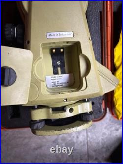 Leica Wild TC500 Total Station with Case and GEB77 Battery Made in Switzerland