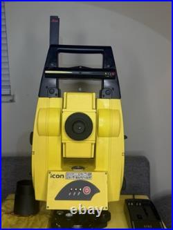 Leica iCON Robot 50 iCR52 Robotic Total Station with Case, Battery & Charger