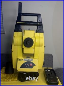 Leica iCON Robot 50 iCR52 Robotic Total Station with Case, Battery & Charger