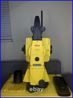 Leica iCON Robot 50 iCR52 Robotic Total Station with Case, Battery & Charger