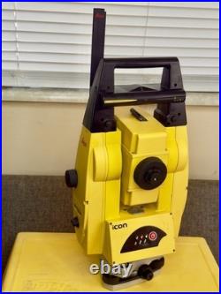 Leica iCON Robot 50 iCR52 Robotic Total Station with Case, Battery & Charger