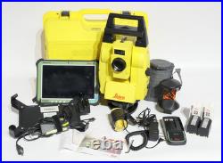 Leica iCON Robot iCR55 5 Robotic Total Station CS35 Controller With Icon Build