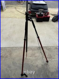 Leica iCON iCR62 Robotic Total Station Kit Data Collector Prism Pole 790044