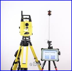 Leica iCR55 Robotic Total Station Kit with Rugged CS35 10 Tablet, MPR122, iCON 50
