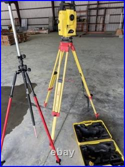 Leica iCR55 Robotic Total Station iCON Tablet 360 Prism Pole Tripods Cases