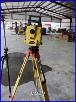 Leica iCR55 Robotic Total Station iCON Tablet 360 Prism Pole Tripods Cases
