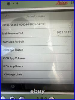 Leica icon 62 rts, tablet, software, Prism & Pole, Case