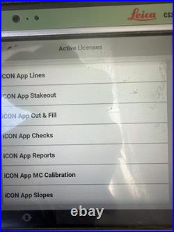 Leica icon 62 rts, tablet, software, Prism & Pole, Case