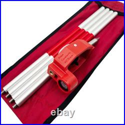 Mini Prism With 4 Poles For leica Total Station Offset+17.5mm Surveying Prism an