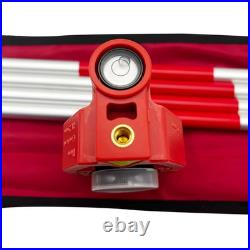 Mini Prism With 4 Poles For leica Total Station Offset+17.5mm Surveying Prism an