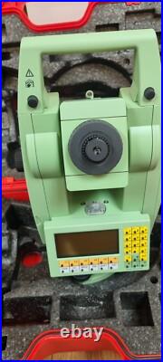Motorised total Station Leica TCRM1103. Just calibrated