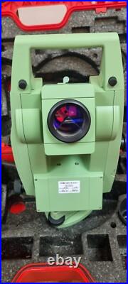 Motorised total Station Leica TCRM1103. Just calibrated