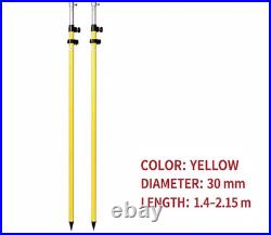 NEW 2PC 7ft 2.15m Prism Pole for Leica Topcon Trimble Sokkia Total Station