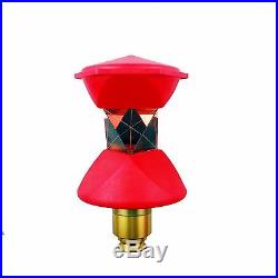 NEW red 360 Degree Reflective Prism for Robotic Total Station Leica style or 5/8