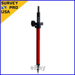 New Aluminum Mini Prism Pole withLeica Tip For Total Station Prism Survey