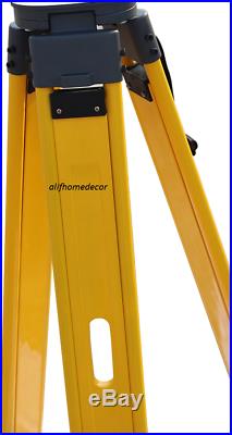 New Heavy LEICA Style Wooden Tripod For Survey Instrument, Total Station Level