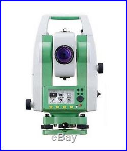 New Leica Flexline TS02 Plus Total Station (7-Second) 6007885 w Laser Tribrach