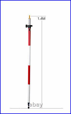 New Leica Style Prism Pole Up to 2.5M Pole Long Surveying Rod