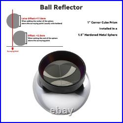 New Survey Ball Prism, 38.1mm/ 1.5inch Reflective Sphere Prism for Total Station
