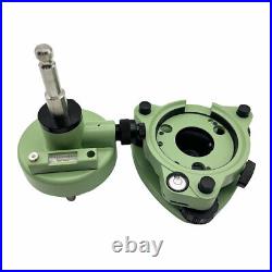 New Swiss-style GREEN TRIBRACH & ADAPTER WITH OPTICAL PLUMMET FITS PRISM SETUP