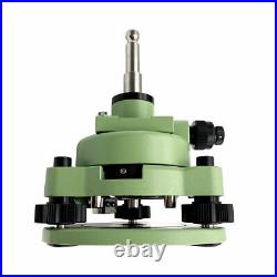 New Swiss-style GREEN TRIBRACH & ADAPTER WITH OPTICAL PLUMMET FITS PRISM SETUP