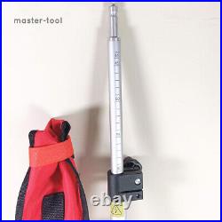 New Telescopic 60CM Mini Prism Pole/Precise TIP Stretch for Leica Total Stations