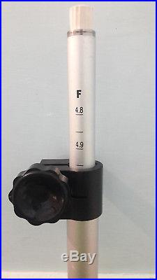 Silver Prism Pole, For Surveying, Total Station, Sokkia, Topcon, Trimble, Leica
