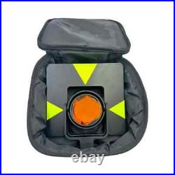 Single Prism For Leica GPH1/GPR1 Total Station Surveying Offset With Soft Bag