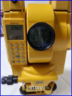 TOPCON ET-2 TOTAL STATION Battery replaced and inspected Includes precision trip