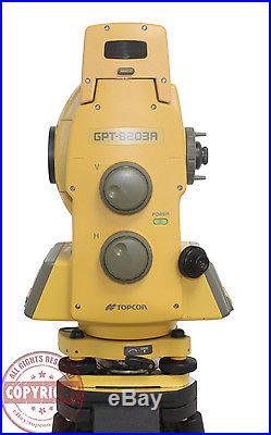 Topcon Gpt-8203a Prismless Robotic Surveying Total Station, Sokkia, Trimble, Leica